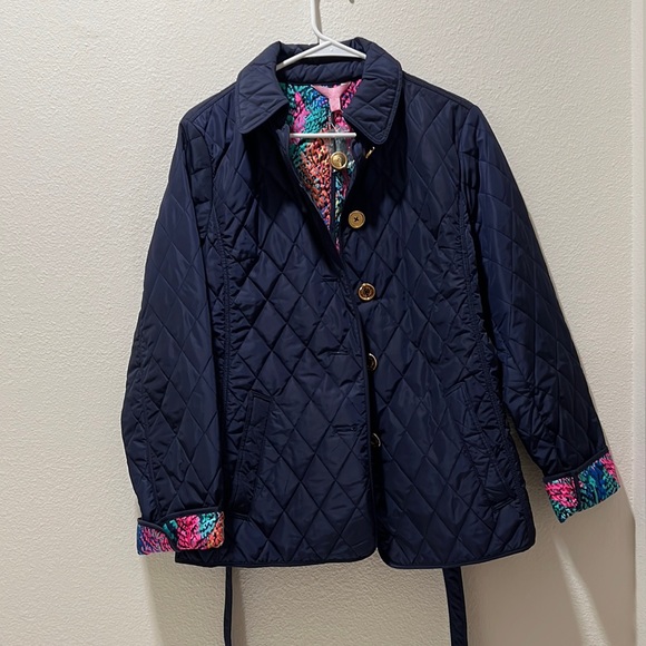 NWOT Lilly Pulitzer Destination Quilted Coat - Picture 2 of 5